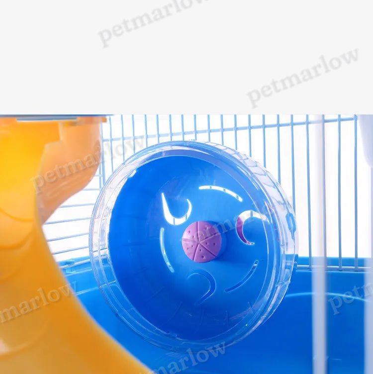 Hamster Cage with Levels and Water Bottle - Compact Cage for Rodents – view 5