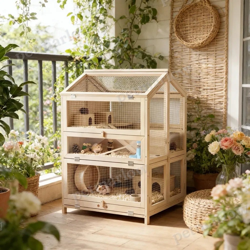 Hamster Cage with Three-Level Habitat and Easy Cleaning – view 4