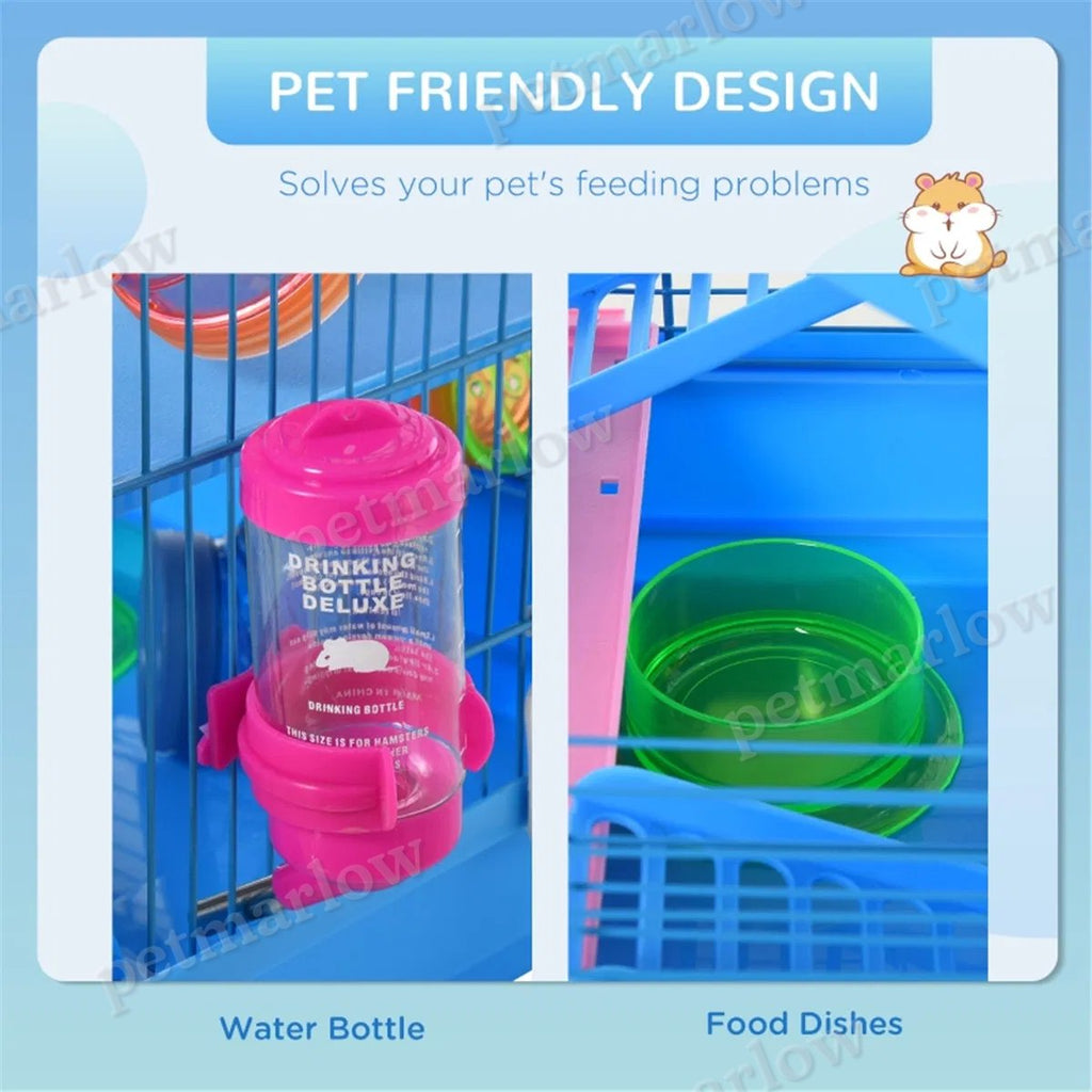 Hamster Cage with Tubing System and Accessories – view 3