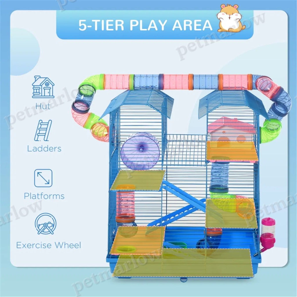 Hamster Cage with Tubing System and Accessories – view 6