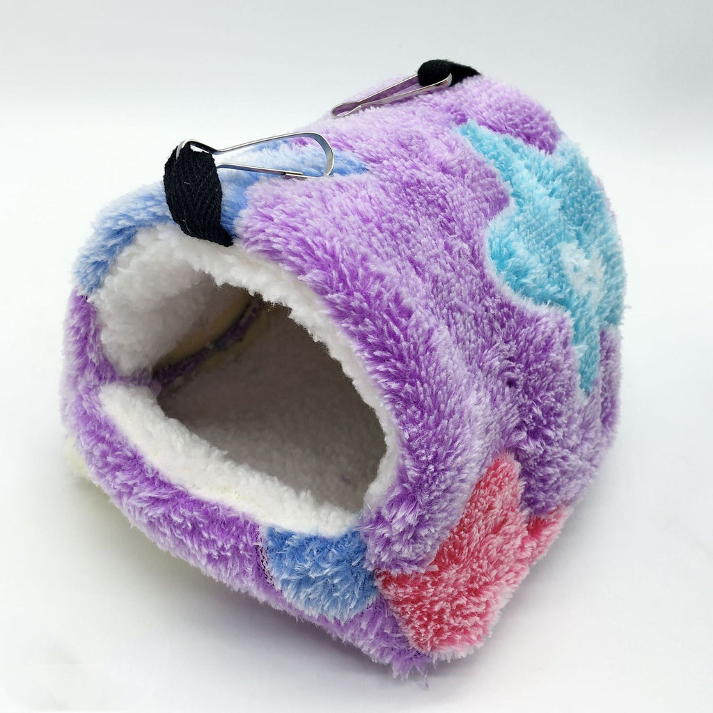 Hamster warm sleeping bag nest – Purple / 22x21cm