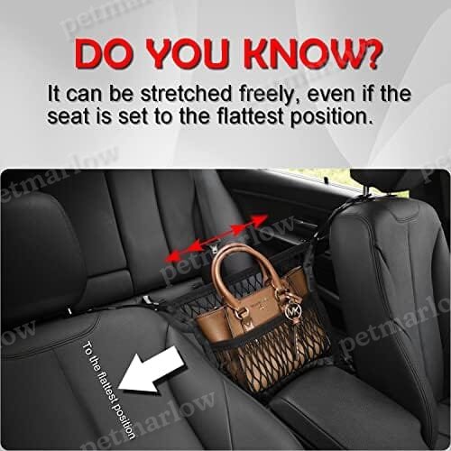 Handbag Holder of 3 Layers Mesh Net Pocket Bag – view 6