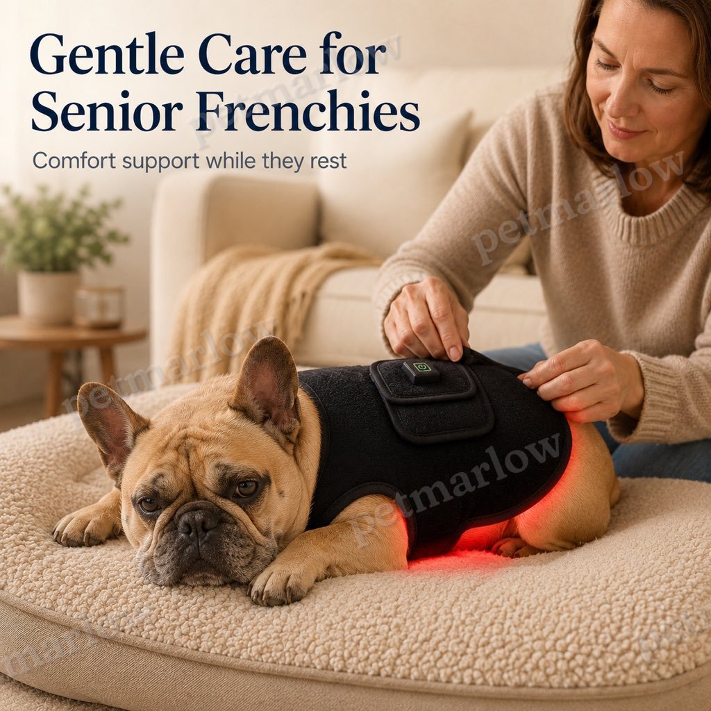 Hands-Free Red & Near-Infrared Vest (For French Bulldogs) – view 2