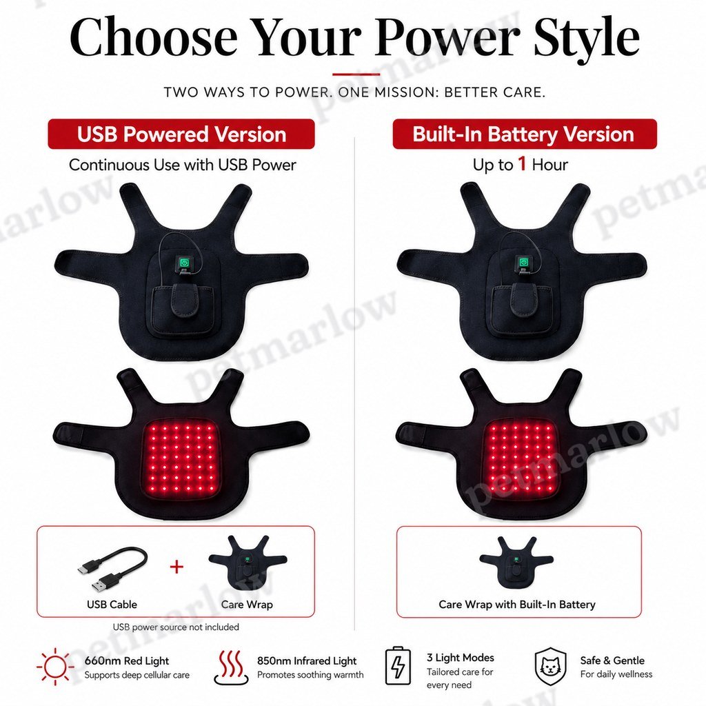 Hands-Free Red & Near-Infrared Vest (For French Bulldogs) – view 4