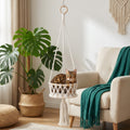 Hanging Handwoven Cat Bed – Single Layer