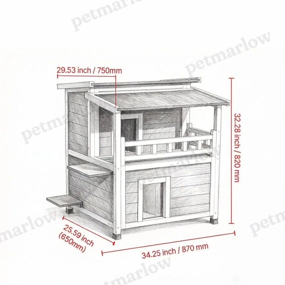 Heated Cat House for Outdoor Comfort – view 4