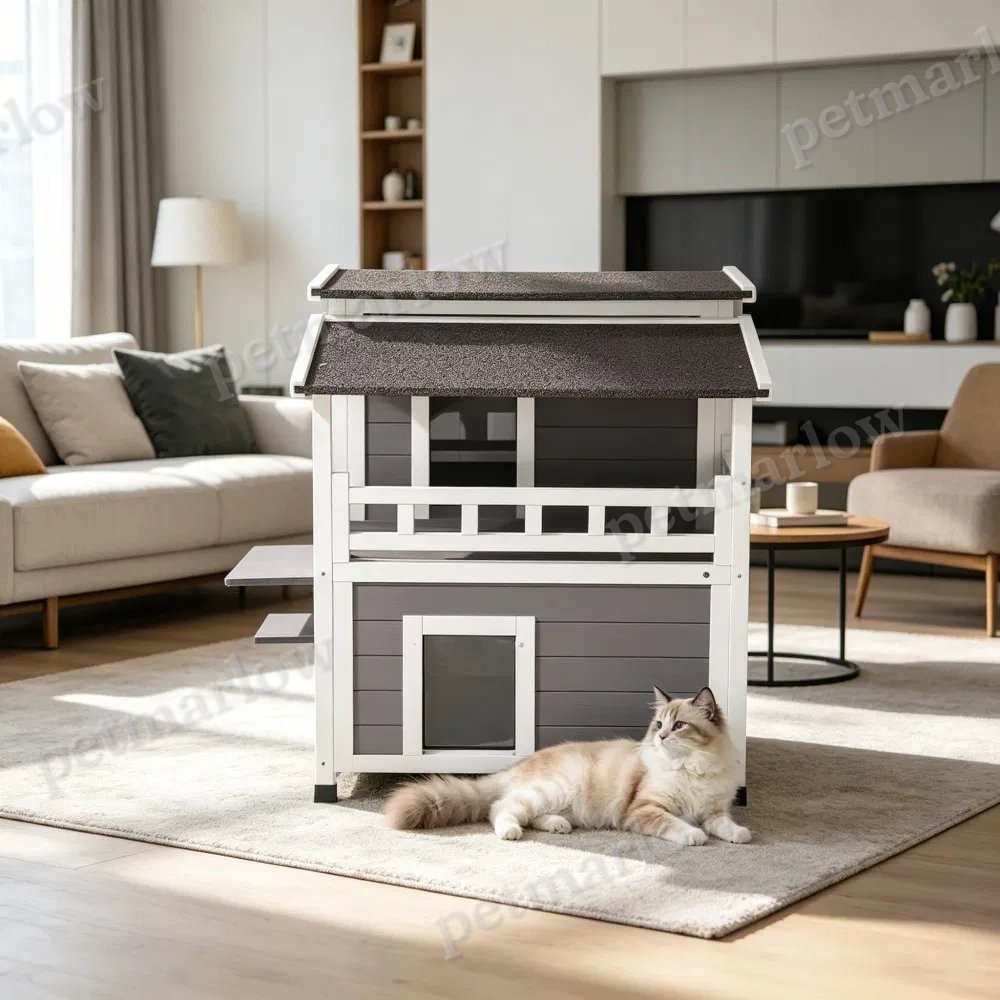 Heated Cat House for Outdoor Comfort – view 5