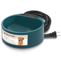 Heated Water Bowl for Dogs and Cats - 74.4oz Capacity – Army Green