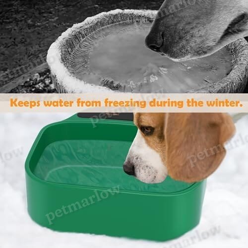 Heated Water Bowl With Chew-Proof Cord - 85-Ounce Outdoor Thermal Bowl – view 6