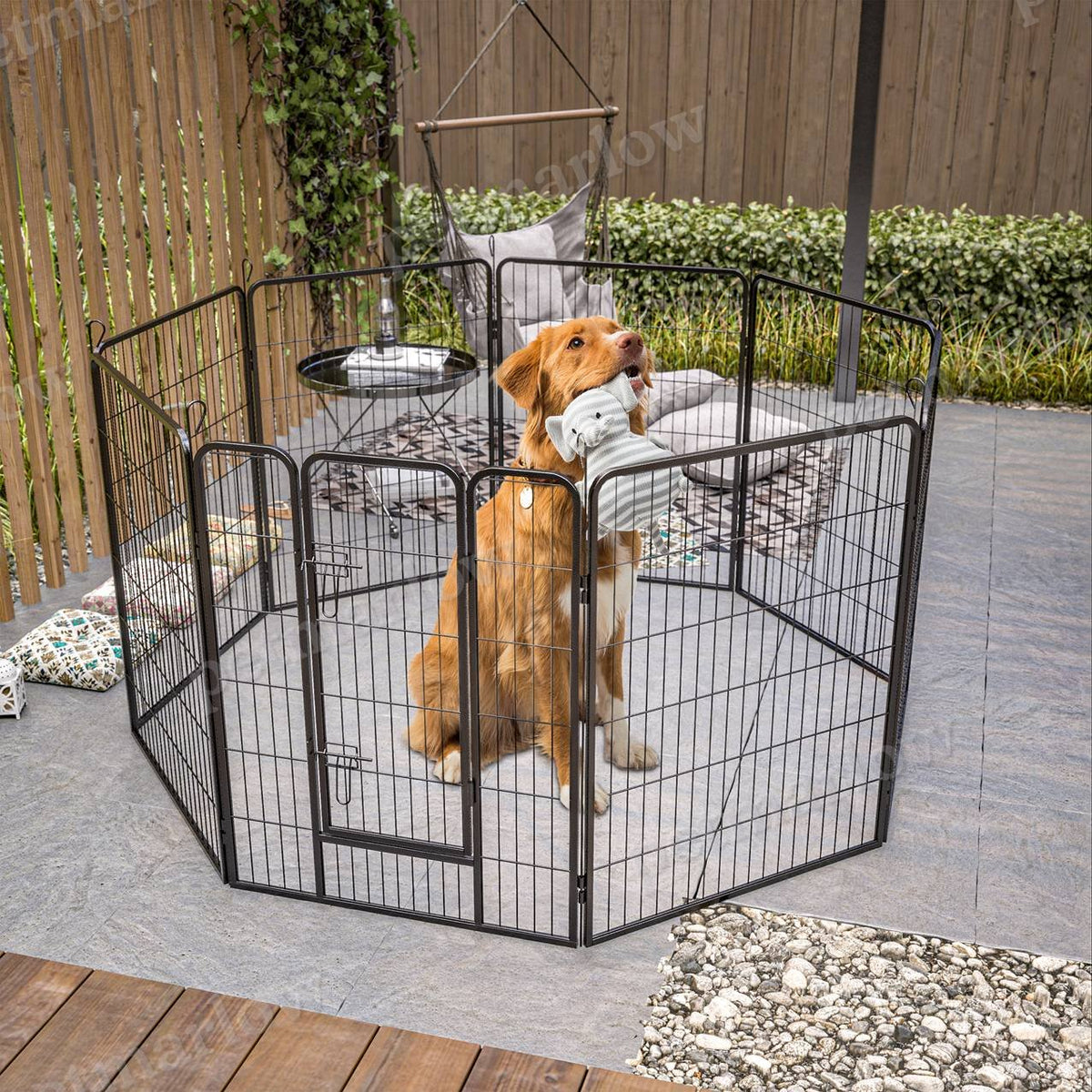 Heavy-Duty 8 Foldable Panels Dog Playpen – view 5
