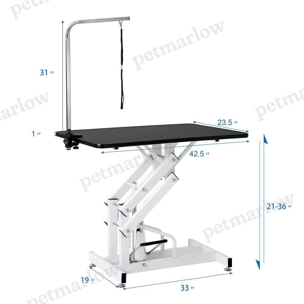 Heavy Duty Adjustable Z-Lift Dog Grooming Table – view 4