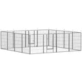 Heavy Duty Dog Playpen for Indoor and Outdoor Use – Grey