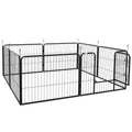 Heavy Duty Dog Playpen for Small to Medium Pets – Black