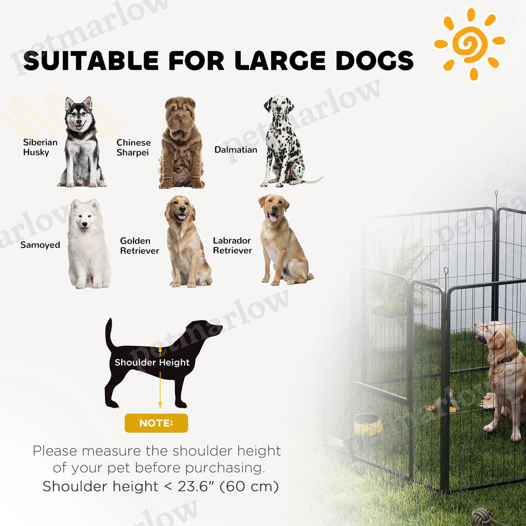 Heavy Duty Dog Playpen with Door for Large Dogs – view 4
