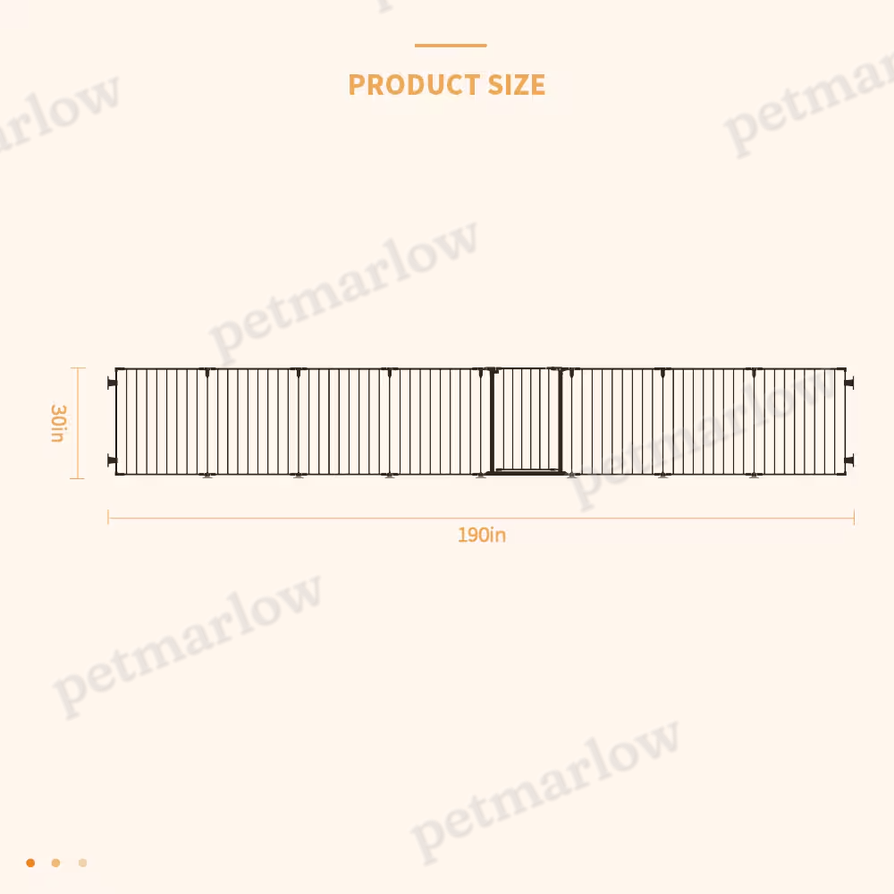 Heavy Duty Metal Storage Fence for Pets – view 3