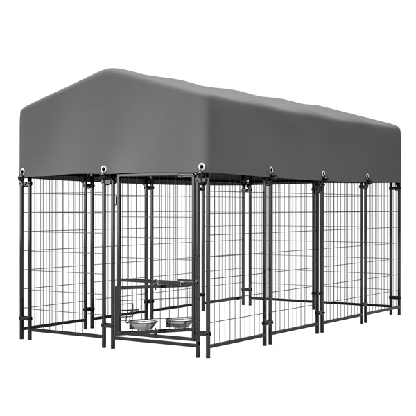 Heavy Duty Outdoor Dog Kennel with Roof – defaulttitle