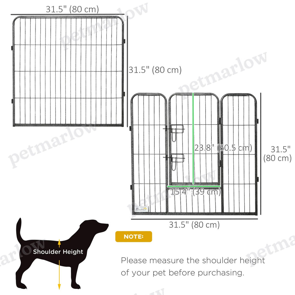 Heavy Duty Pet Playpen for Dogs, 16 Panels Steel Fence – view 5
