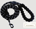 Heavy Duty Reflective Dog Leash Nylon – Black and white