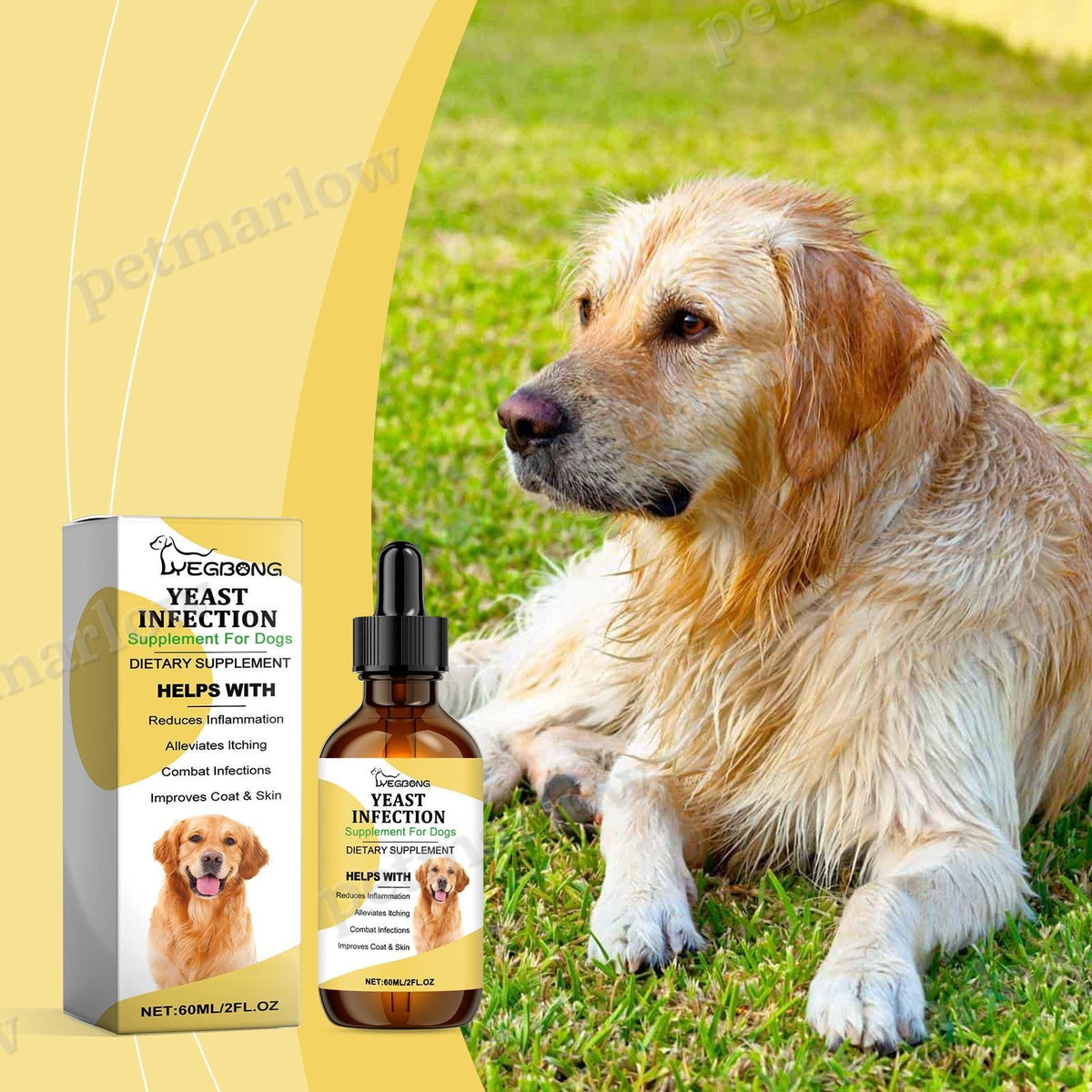 Herbal Yeast Supplement for Pet Skin Care – view 3