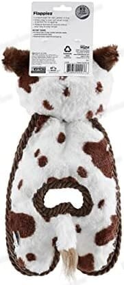 Hound Cuddle Tugs Cow Plush Squeaky Dog Toy – view 3