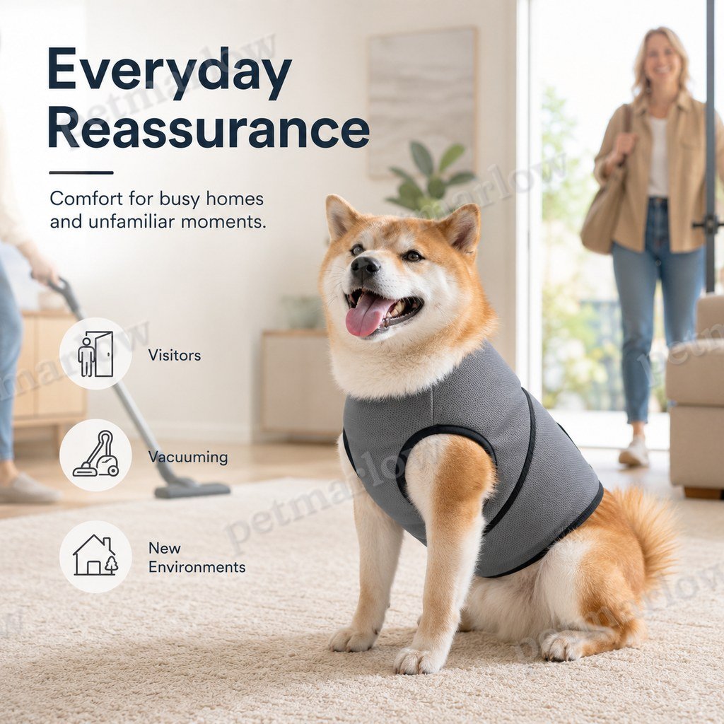 Hug-Like Adjustable Breathable Dog Comfort Wrap Vest – view 5