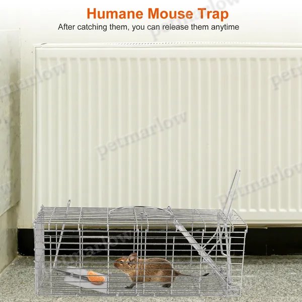 Humane Foldable Rat Trap Cage for Rodent Control – view 6