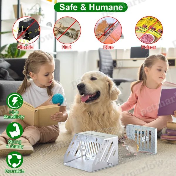 Humane Live Animal Trap for Small Rodents and Mice – view 6