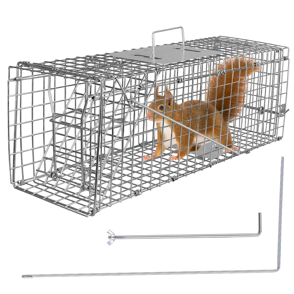 Humane Live Cat Trap Cage for Small Animals – Cage
