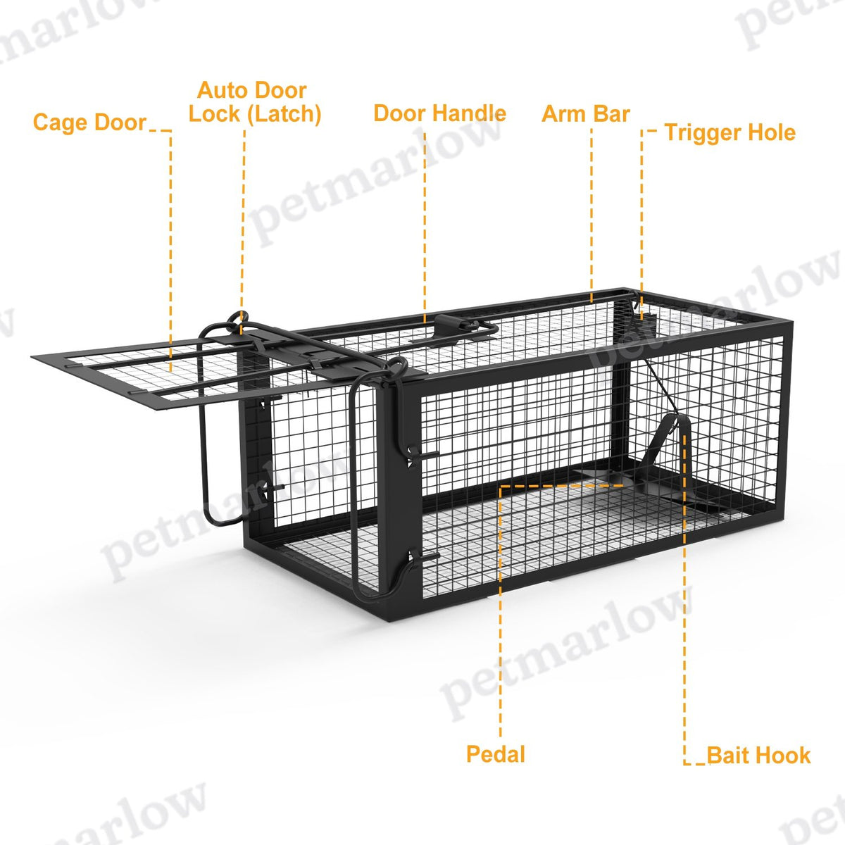 Humane Live Rodent Trap Cage for Mice Control – view 5