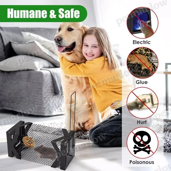 Humane Mouse Trap Cage for Safe Rodent Control – view 3