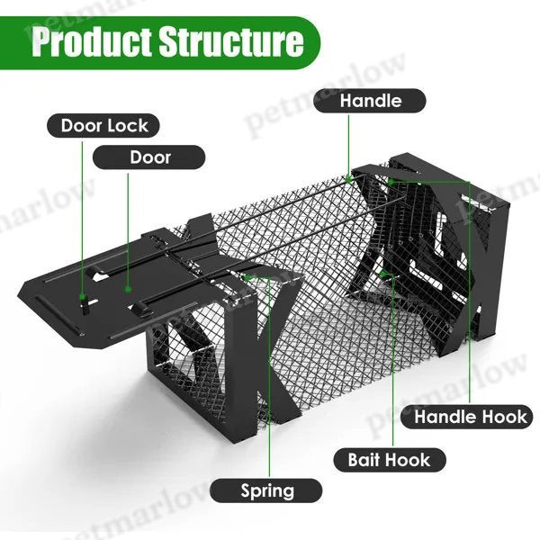 Humane Mouse Trap Cage for Safe Rodent Control – view 4
