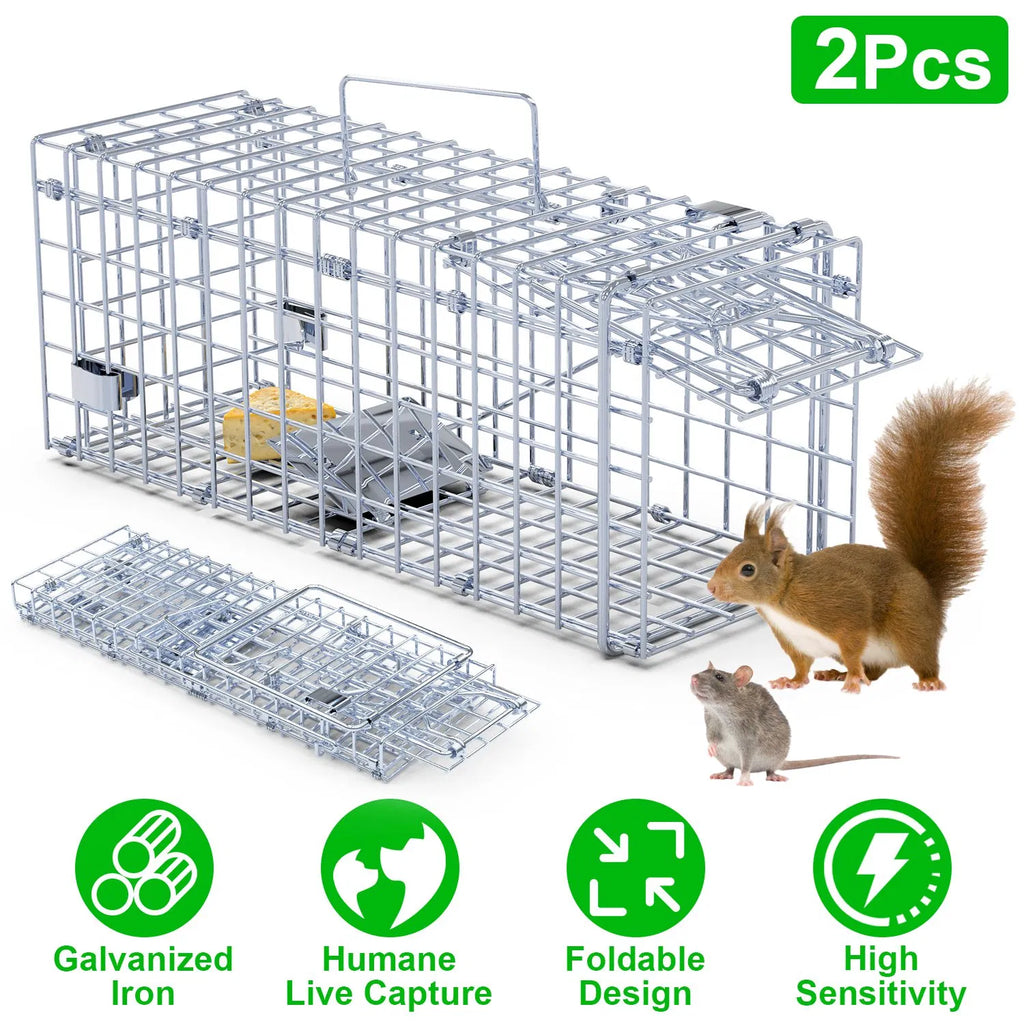 Humane Mouse Traps – One-Way Door Design for Safe Capture
