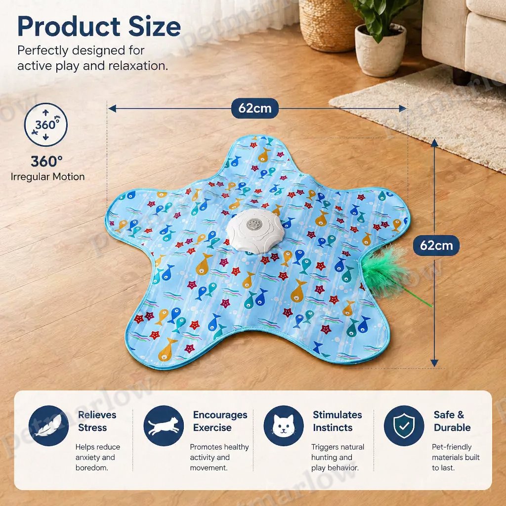 HuntingFun Pro – Automatic cat toy for stress relief and playtime fun – view 5