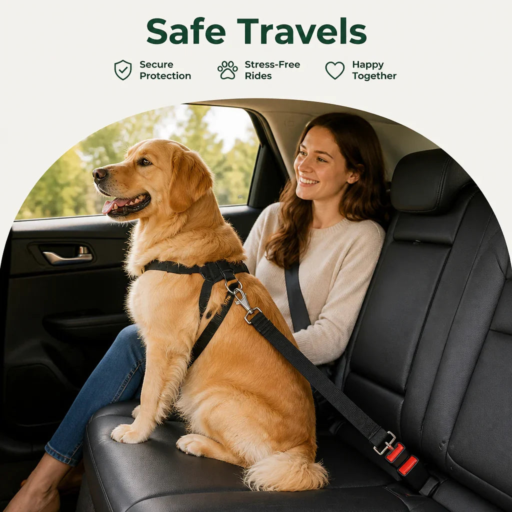Petmarlow Adjustable Nylon & Zinc Alloy Car Seat Belt – view 16