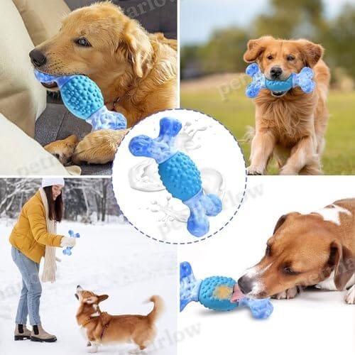 Indestructible Bones Toy for Super Chewers Long Lasting Teeth Cleaning & Milk Flavored – view 6