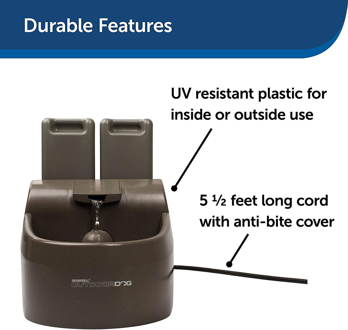 Indoor Outdoor Dog Fountain – view 7