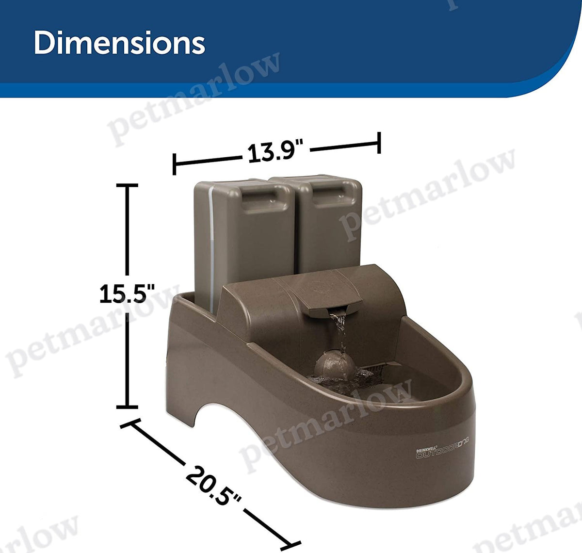 Indoor Outdoor Dog Fountain – view 5