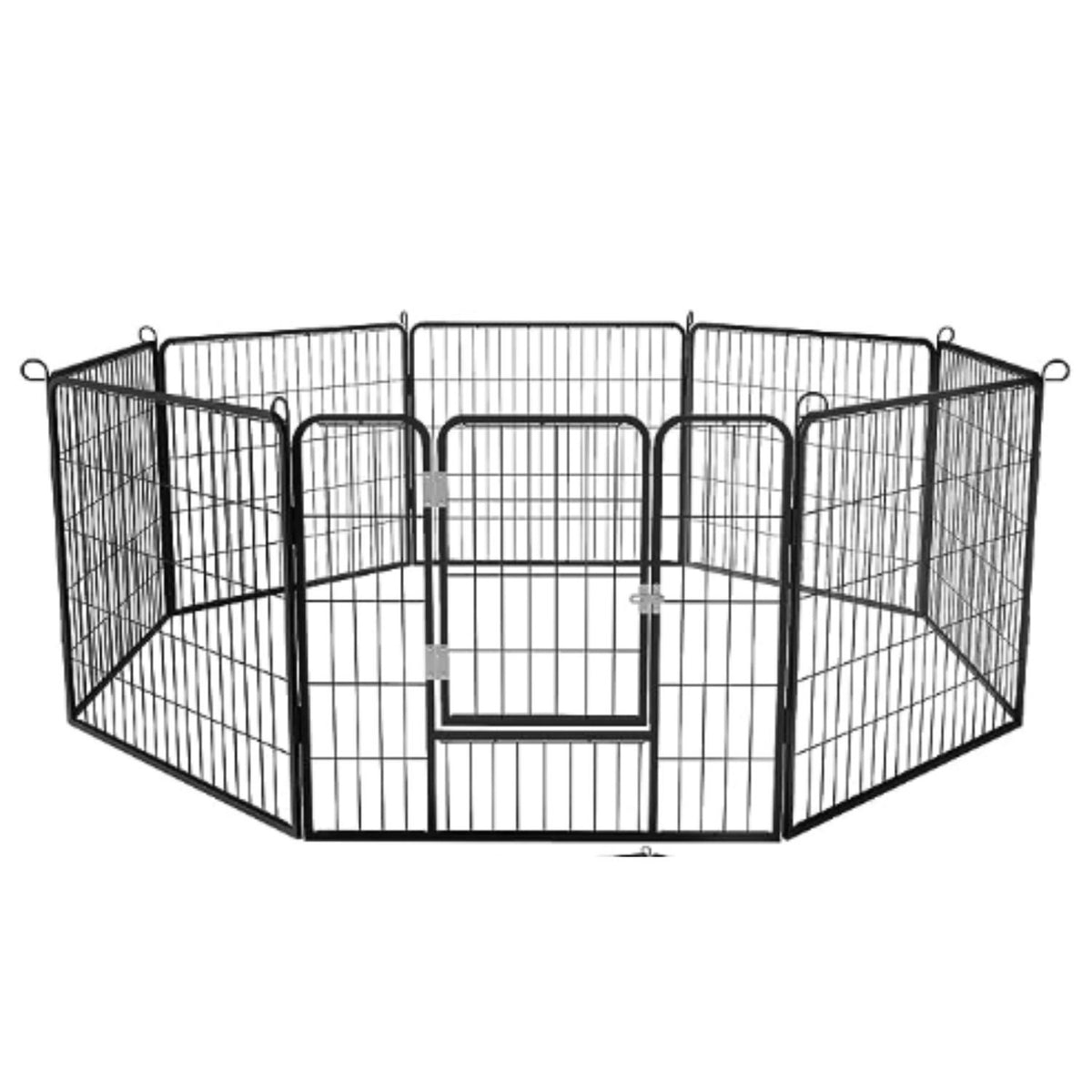 Indoor Outdoor Dog Playpen With Gate