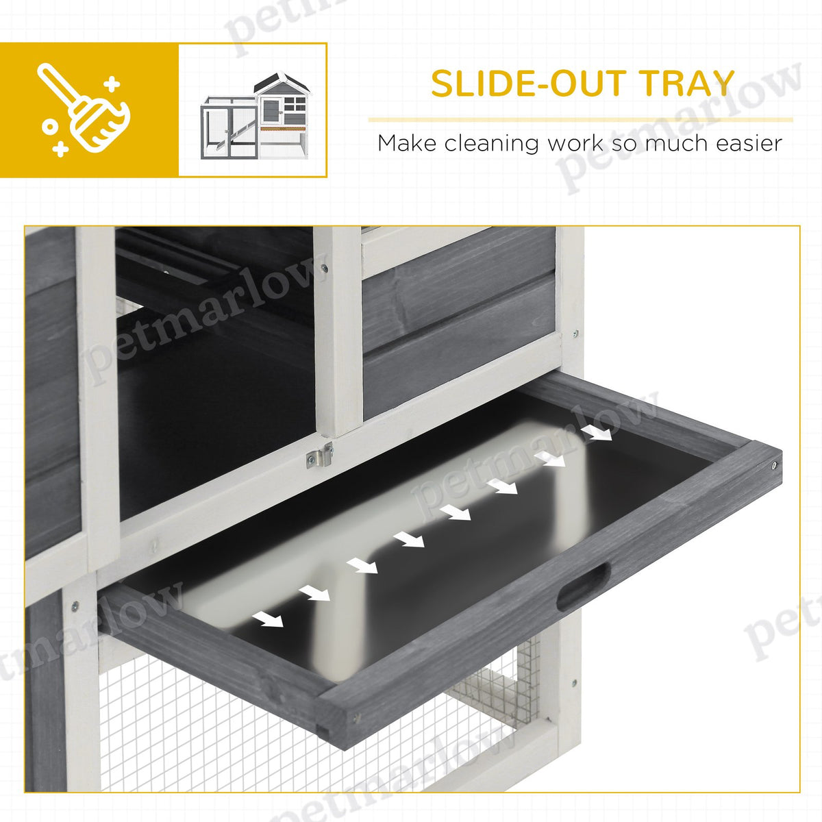 Indoor Rabbit Enclosure with Outdoor Run for Small Animals – view 5