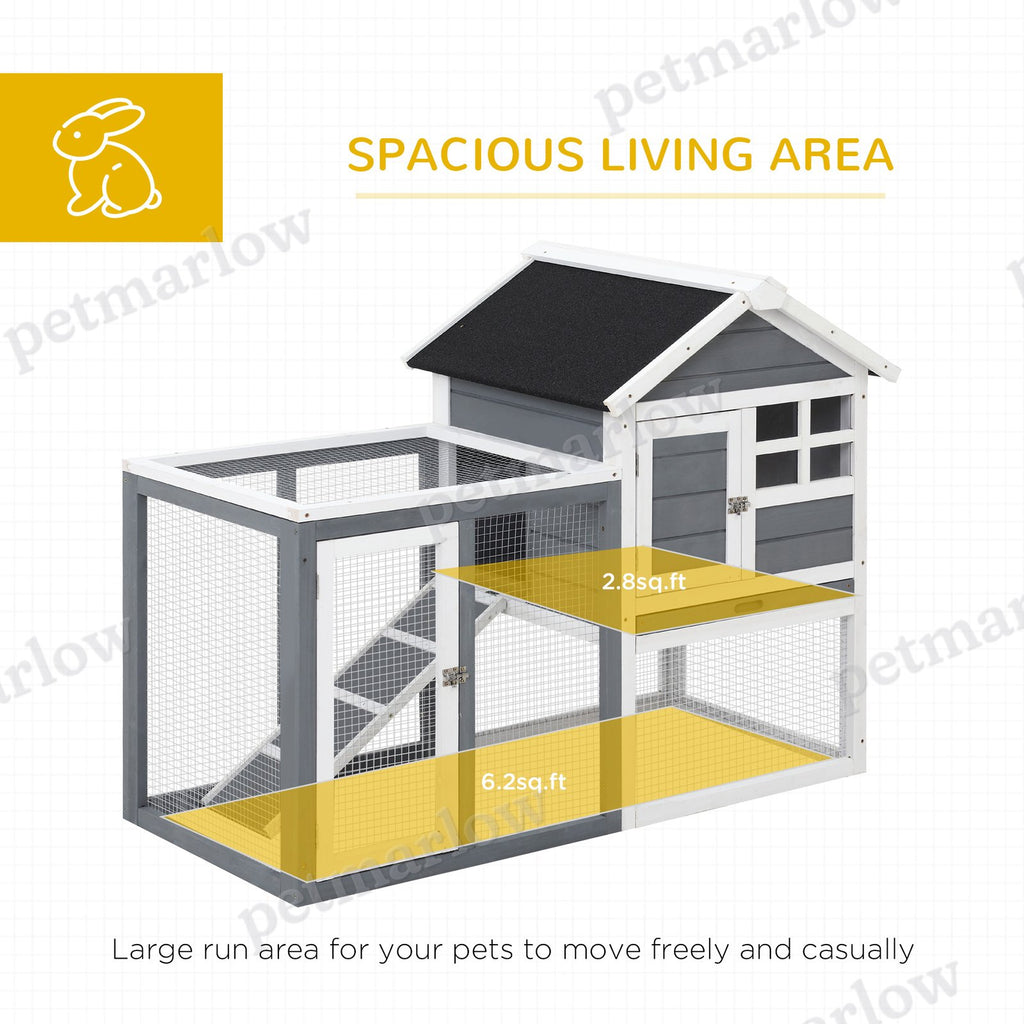Indoor Rabbit Enclosure with Outdoor Run for Small Animals – view 6
