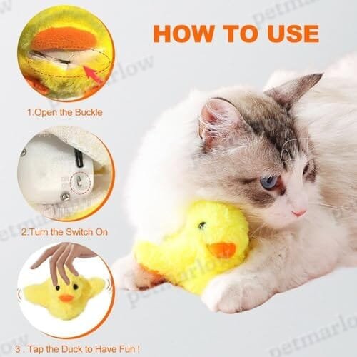 Interactive Cat Exercise Toys with Lifelike Quacking Sound – view 4