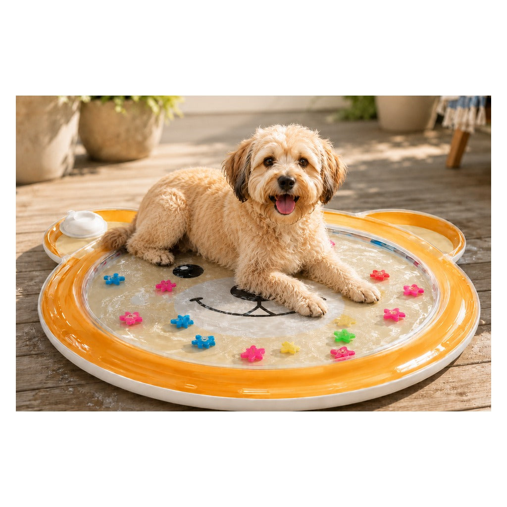 Interactive Cooling Pet Water Mat (Foldable) – L