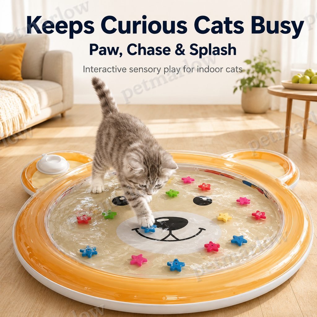 Interactive Cooling Pet Water Mat (Foldable) – view 3