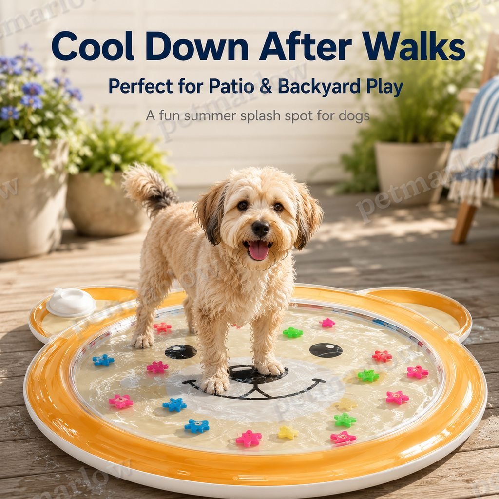 Interactive Cooling Pet Water Mat (Foldable) – view 4
