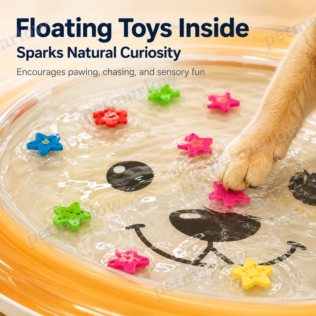 Interactive Cooling Pet Water Mat (Foldable) – view 5