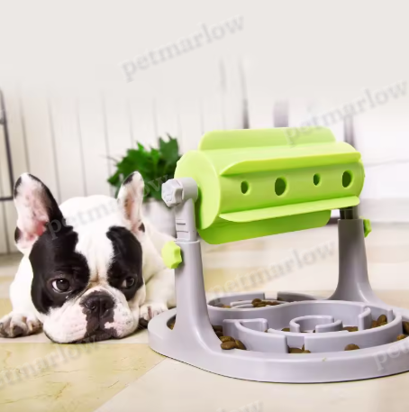 Interactive Dog Food Dispenser with Rotating Function and Non-Slip Bowl – view 5