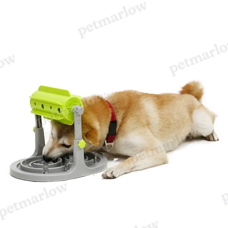 Interactive Dog Food Dispenser with Rotating Function and Non-Slip Bowl – view 6