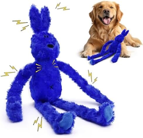 Interactive Dog Toy with Crinkle and Squeaky