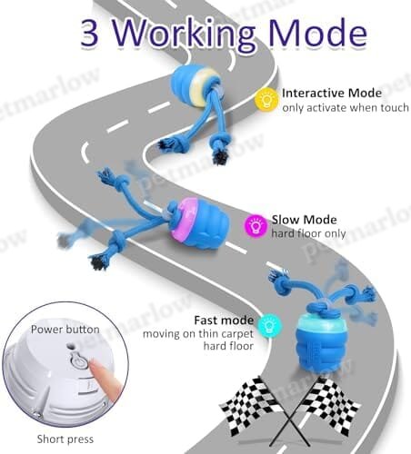 Interactive Dog Toys with Motion Activated – view 2