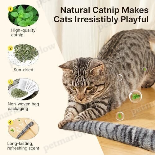 Interactive Indoor Kitten Kicker for Kitty Exercise 9.8 Inches – view 3